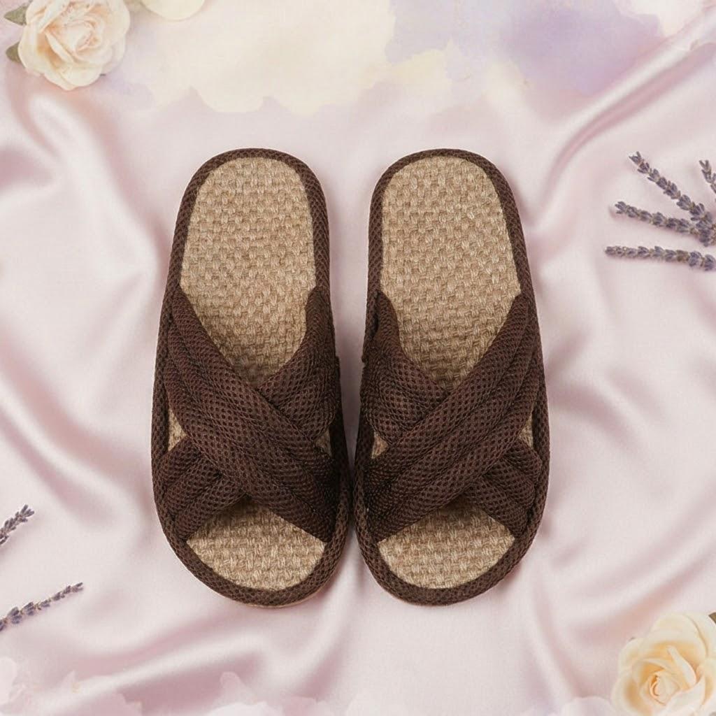 FemmeMonde™ Design Linen Slippers