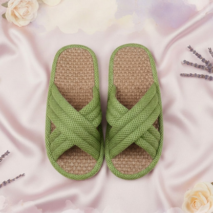 FemmeMonde™ Design Linen Slippers