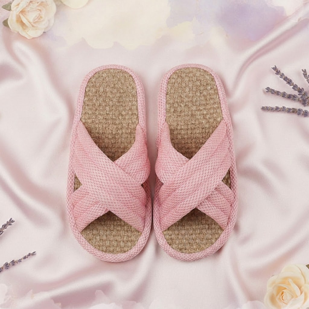 FemmeMonde™ Design Linen Slippers