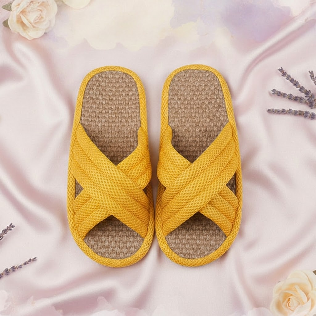 FemmeMonde™ Design Linen Slippers